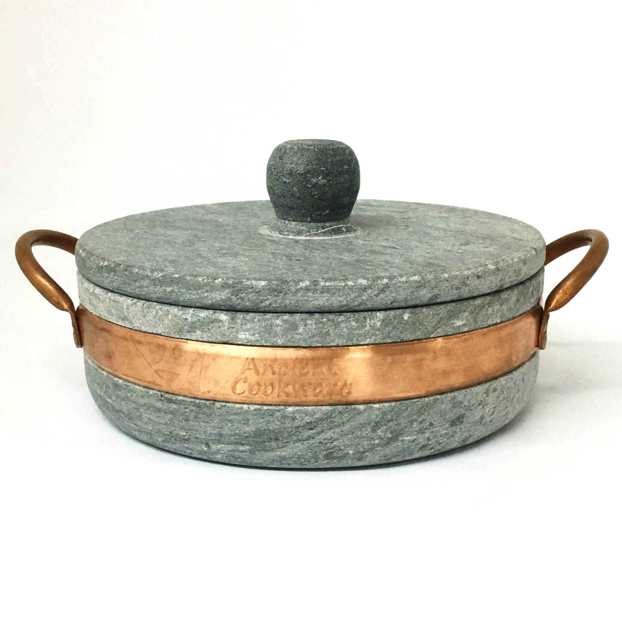Brazilian Soapstone Low Pot, Panela de Pedra-Sabão 4 Brazilian Soapstone Low Pot, Panela de Pedra-Sabão