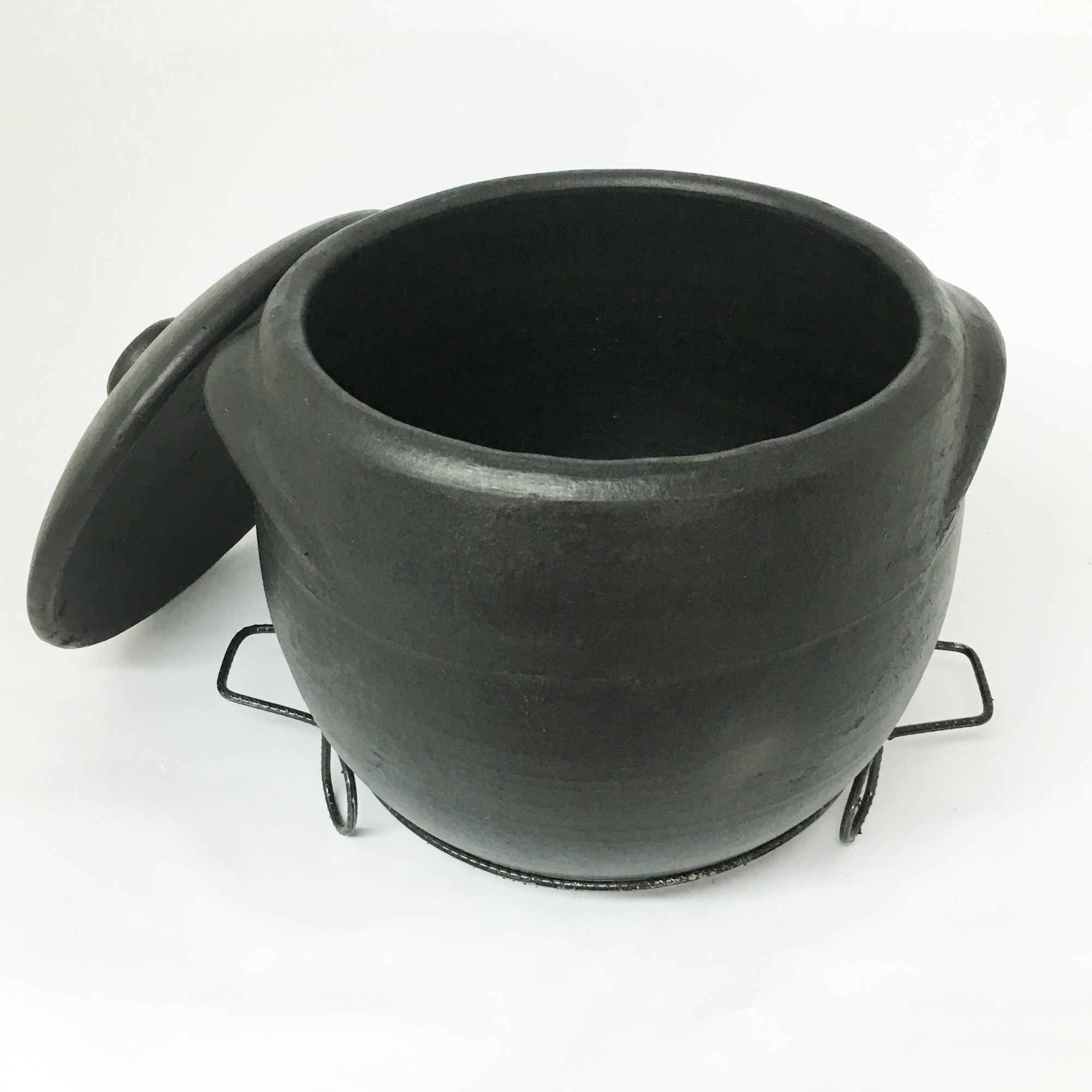 Brazilian Clay Stock Pot - Medium, Caldeiro de Barro Capixaba 2 Brazilian Clay Stock Pot - Medium, Caldeiro de Barro Capixaba
