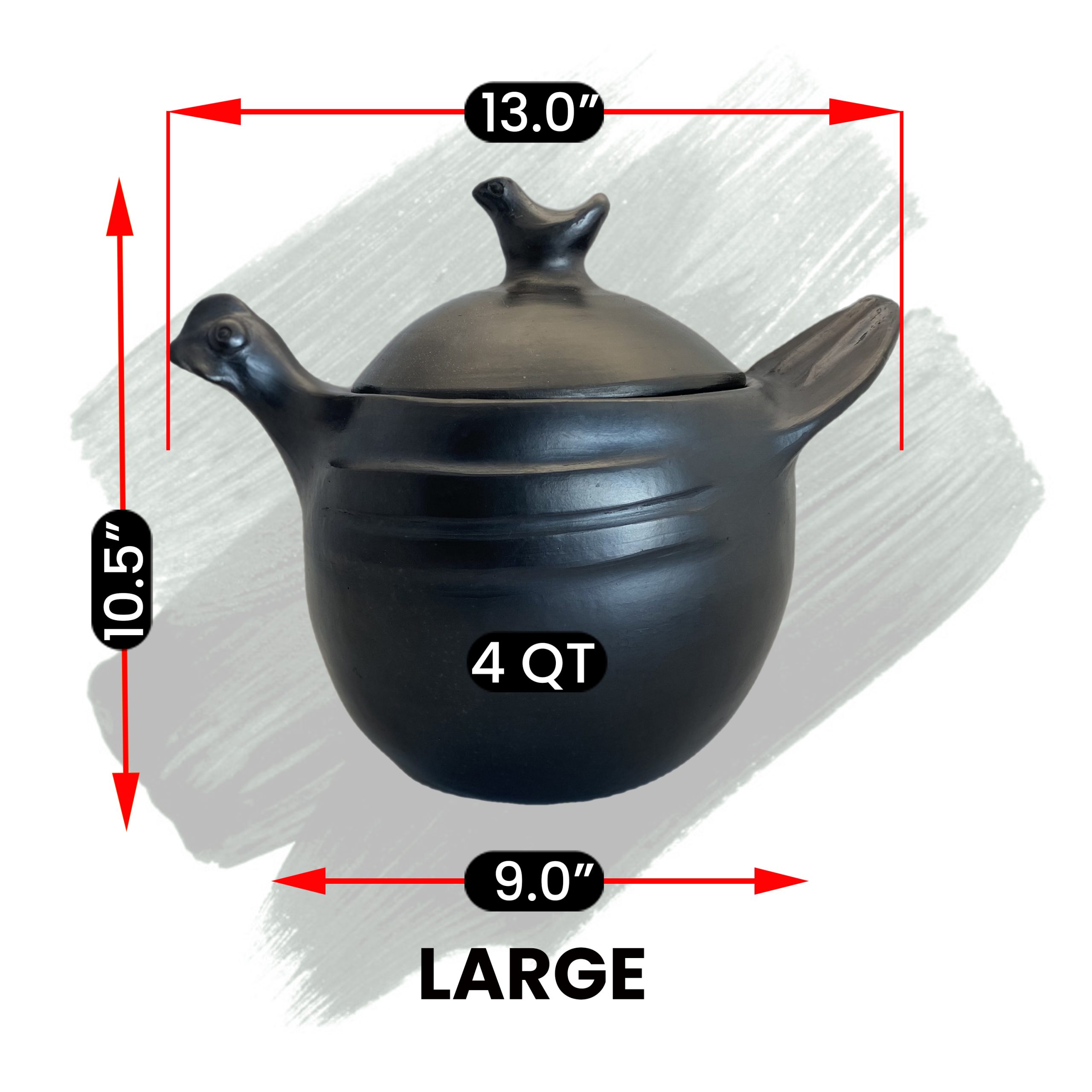 Black Clay, La Chamba Hen Pot