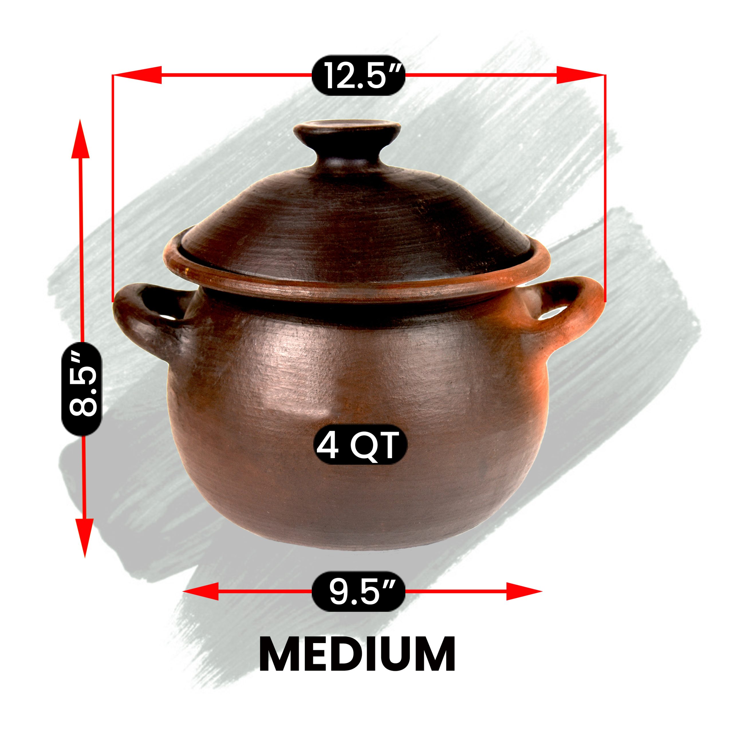 Pomaireware Round Pot - Medium
