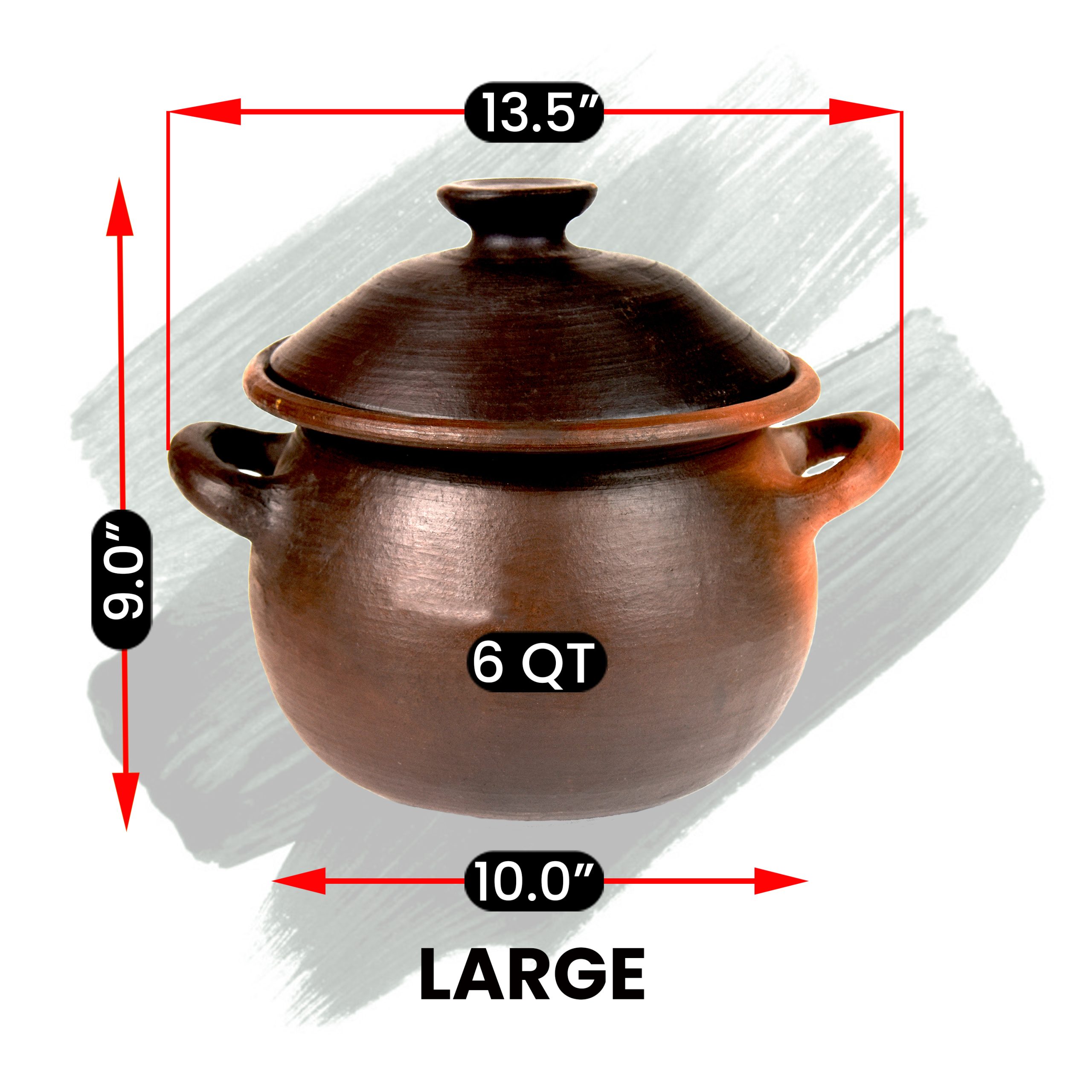 Pomaireware Round Pot - Large