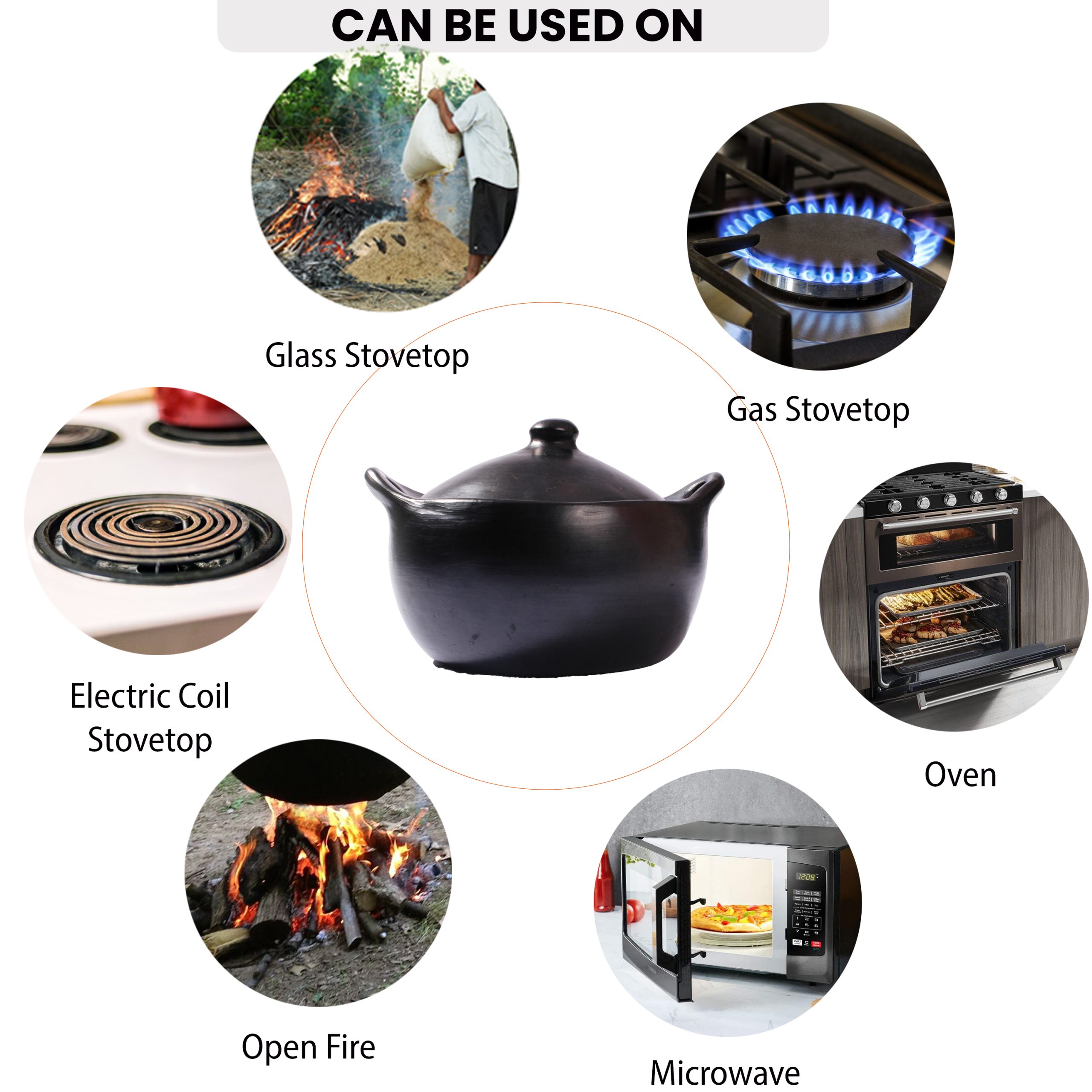 Black Clay, La Chamba Casserole