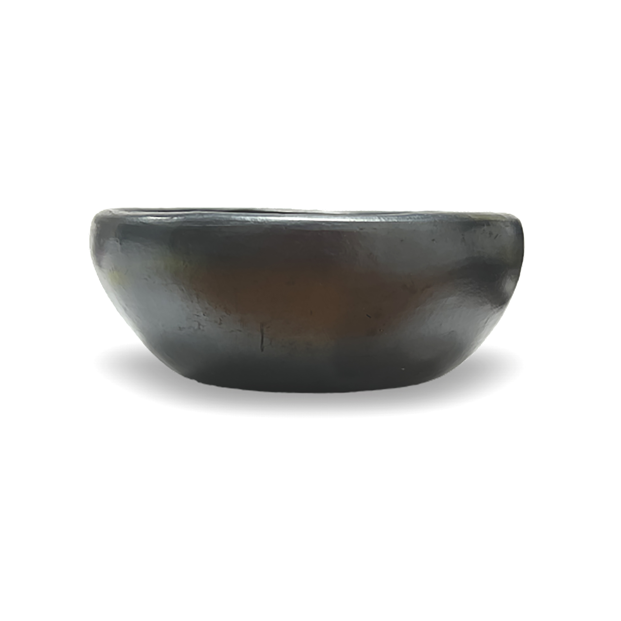 Black Clay, La Chamba Round Dessert Bowl