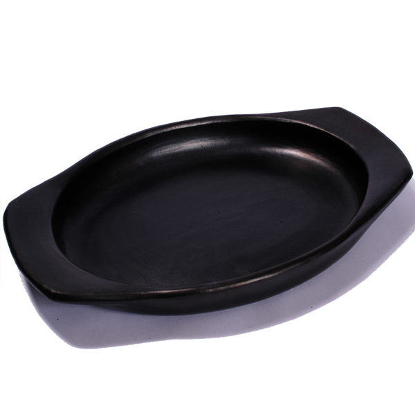Black Clay, La Chamba Oval Serving Dish