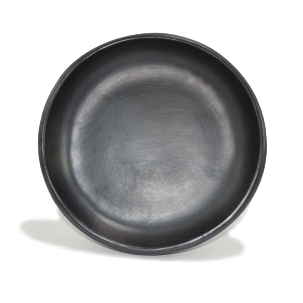 Black Clay, La Chamba Round Serving Plate