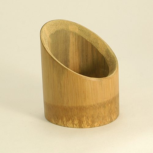 Slanted Bamboo Cup