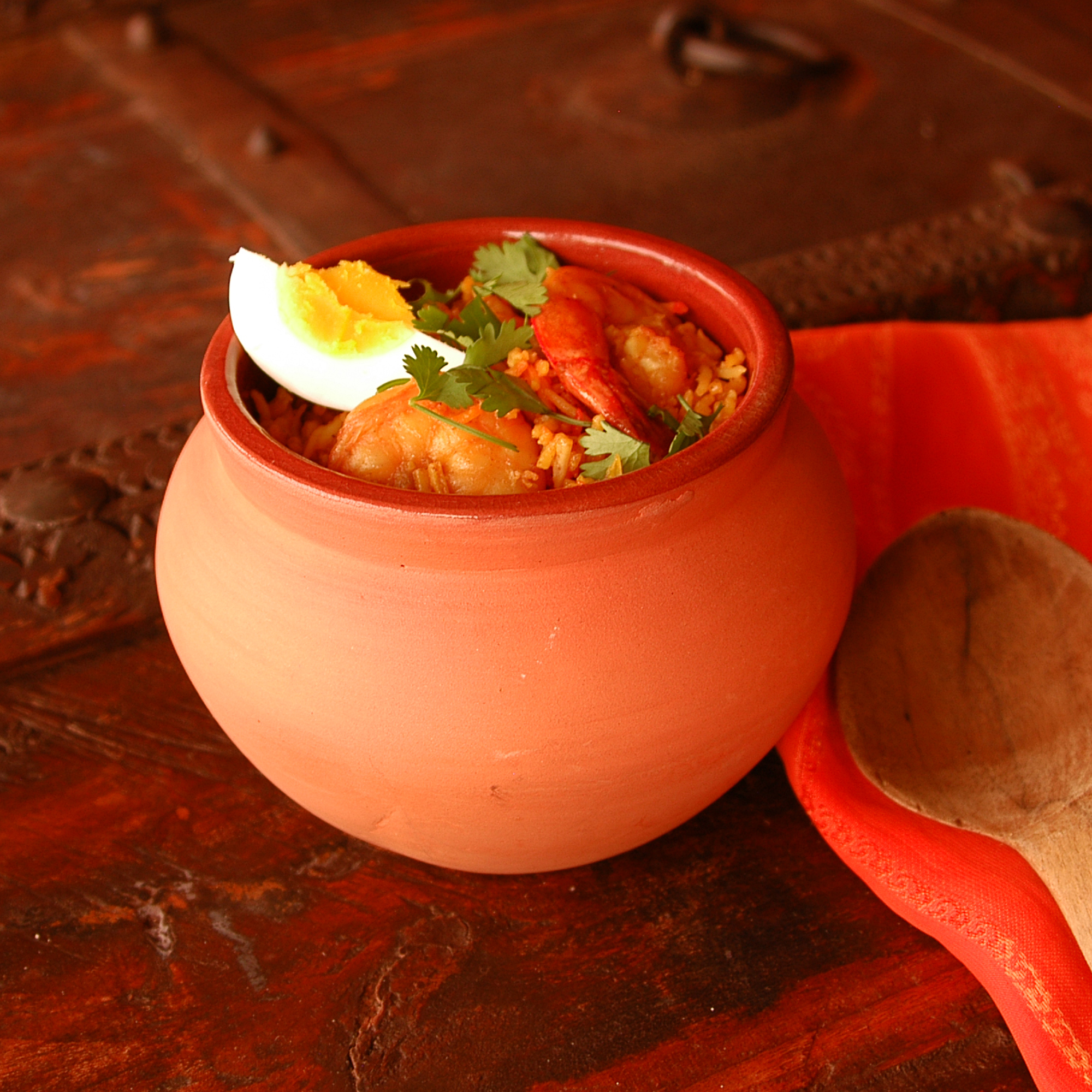 Indian Clay Individual Biryani Serving Bowl - Medium