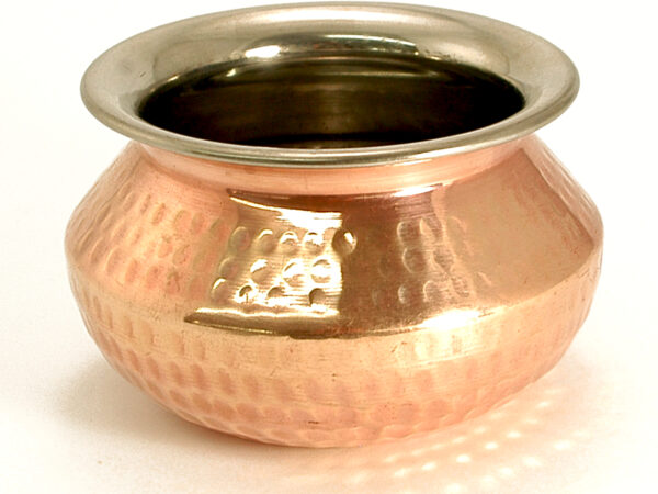 Indian Hammered Copper Punjabi Handi - Extra Large 1 Indian Hammered Copper Punjabi Handi - Extra Large