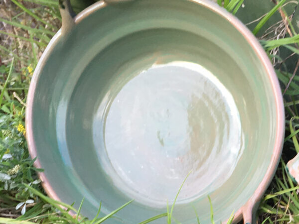 Mexican Unlidded Clay Cazuela - Green