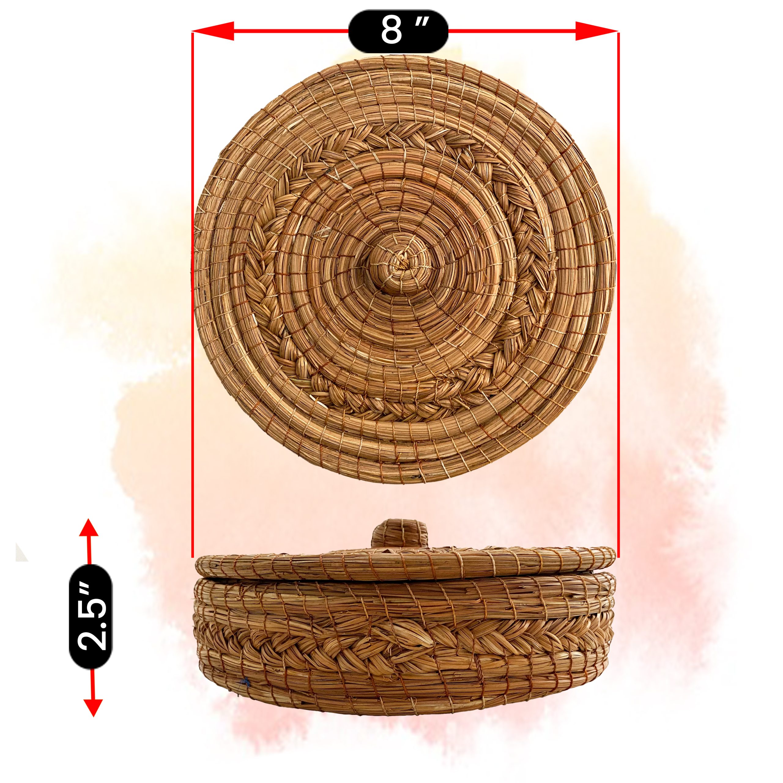 Mexican Pine Needle (Ocoxal) Tortilla Basket