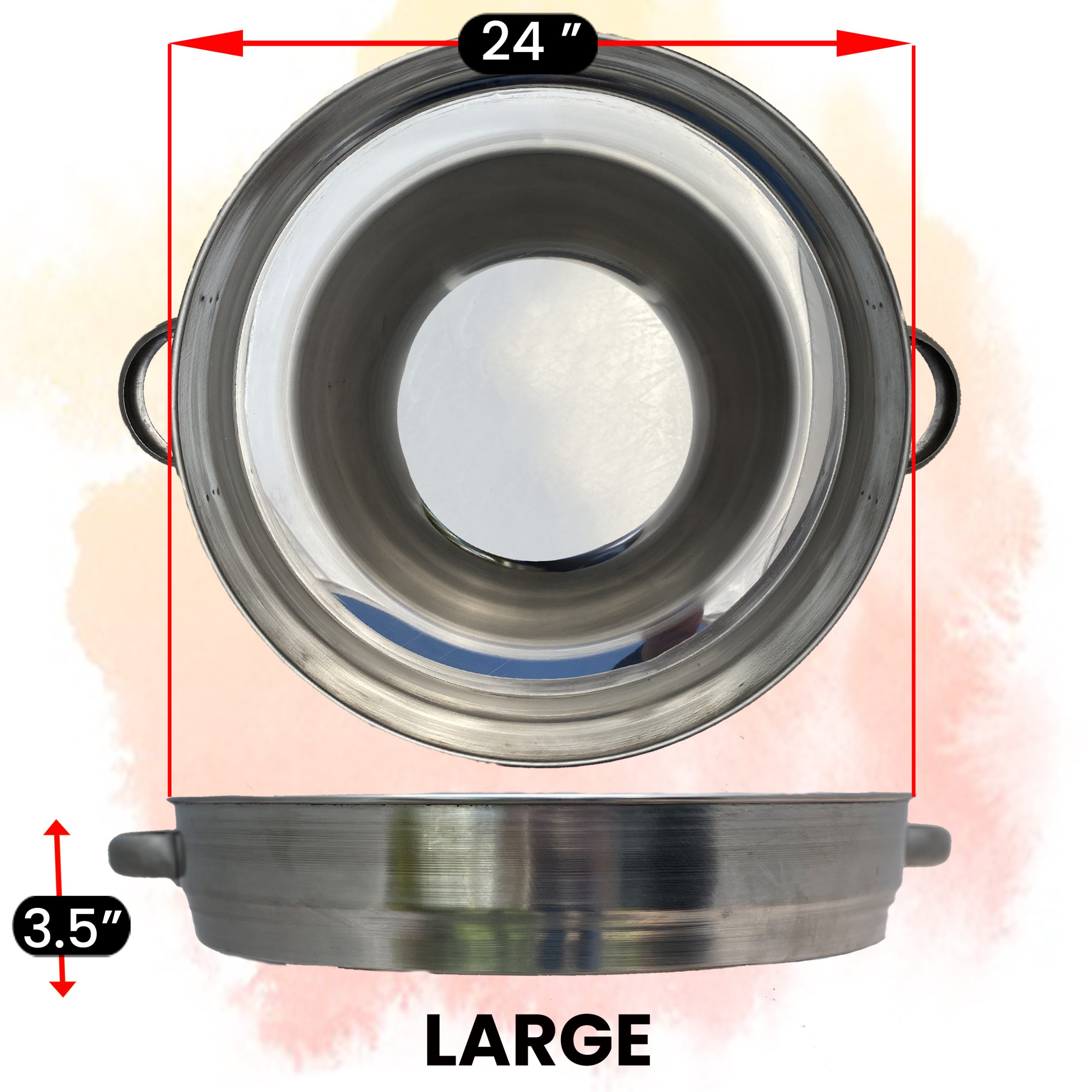 Mexican Convex Stainless Steel Comal 4 Mexican Convex Stainless Steel Comal