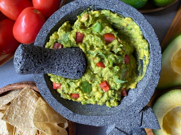 Pig-Faced Lava Stone Molcajete