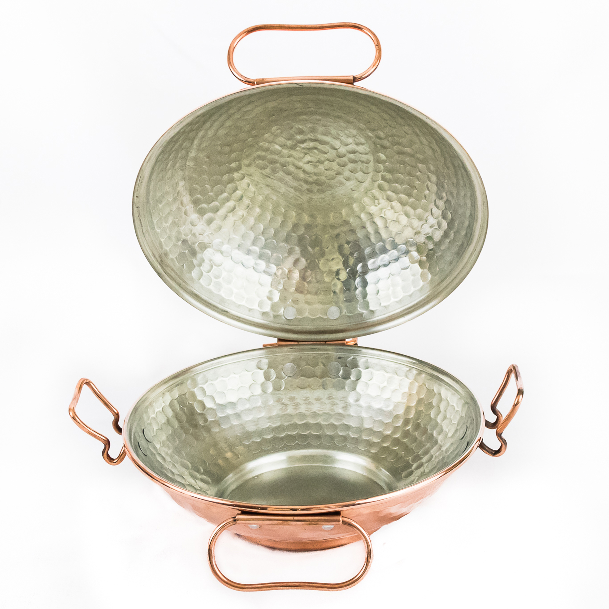 Portugese Hammered Flat Bottom Cataplana - Medium - 27 cm 1 Portugese Hammered Flat Bottom Cataplana - Medium - 27 cm